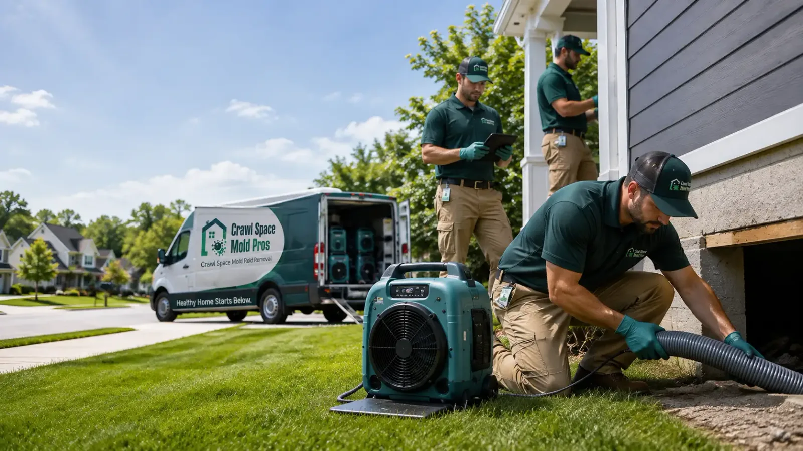 Crawl Space Mold Removal in Whittington, IL